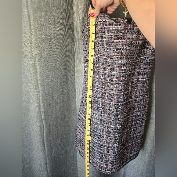 Multicolor Tweed Women's Top - Picture 7 of 9